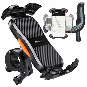 360stupňový TEMOTORCYCLIC DRŽÁK TELEFONU na řídítka pro motocykly