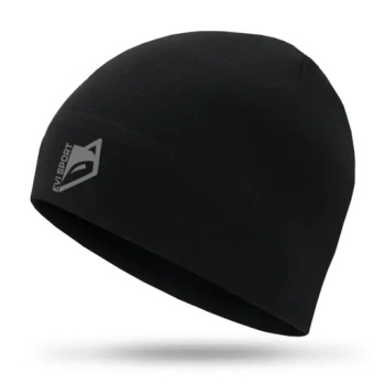 THERMOACTIVE WINTER HAT REFLECTIVE FOR RUNNING MENS WOMENS BLACK L/XL