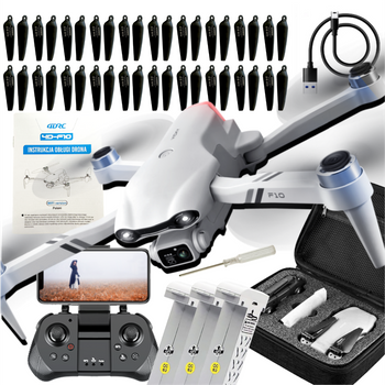 DRONE FlyPro10 2 CAMERAS BRUSHLESS MOTORS HOVER WIFI 3x20min 2KM TOY