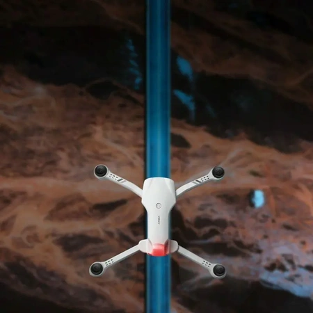 DRON F10 2 kamery silniki BEZSZCZOTKOWE zawis WIFI 3x20min ZABAWKA APP SET