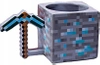 MINECRAFT Diamond Pickaxe 3D pixel mug