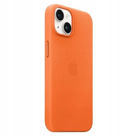 Original leather case for APPLE iPhone 14 - Orange (Orange) - MPP83ZM/A