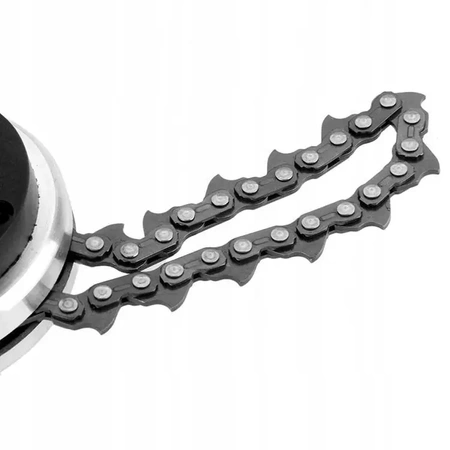 Głowica do kosy spalinowej, podkaszarki - łańcuch, piła do krzewów i zarośli