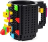 Creative LEGO Brick Mug with Starter Kit - Black