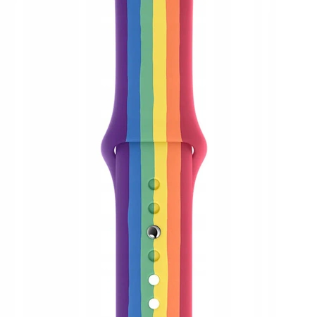 Genuine Strap for Apple Watch 42 44 45mm - Rainbow (PRIDE EDITION) - MY1Y2AM/A