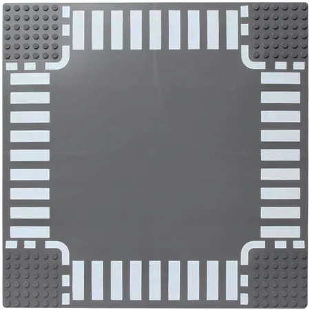 STAVEBNÍ DESKY na LEGO kostky 32x32 XL kreativní SADA 8 kusů SILNIČNÍ