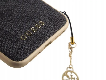 GUESS CHARMS 4G pendant case for iPhone XS MAX - grey