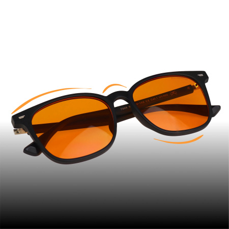 Computer Glasses Blocking 99% Blue Light, Anti-Blue Light, Black Case