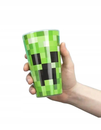 Szklanka kubek MINECRAFT CREEPER 3D duża 550 ml