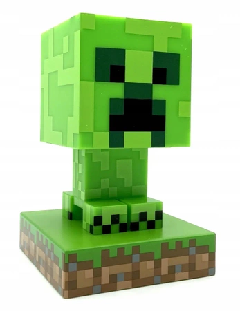 Lampka nocna MINECRAFT CREEPER 3D ICON - lampa LED