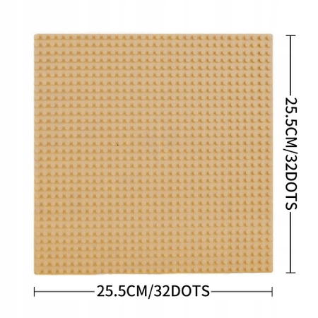Základna pro kostky LEGO STANDARD - béžová