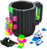 Creative LEGO Brick Mug with Starter Kit - Black