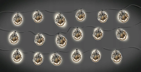 HARRY POTTER decorative Christmas tree lights with HOGWART emblem