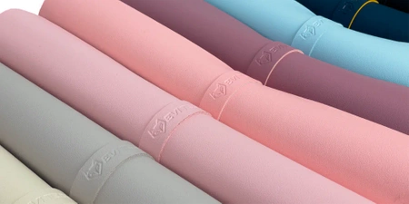 Protective desk mat for keyboard and mouse table 90x45 cm - powder pink