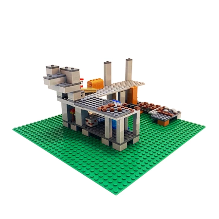 Construction tile for LEGO STANDARD bricks - dark grey