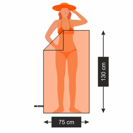 Microfiber Quick-Drying Soft Towel Gym Beach Pool 130x75 cm