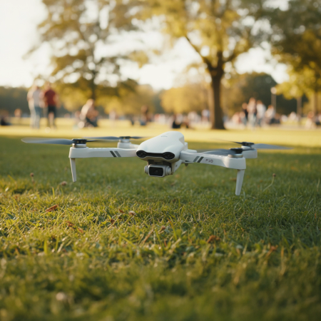 DRON FlyPro10 2 kamery silniki BEZSZCZOTKOWE zawis WIFI 3x20min 2KM ZABAWKA