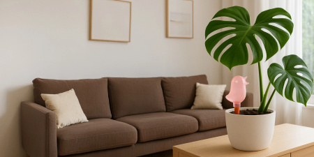 NAWADNIACZ DO KWIATÓW ROŚLIN AUTOMATYCZNY DOZOWNIK WODY NAWODNIENIE OGRÓD | RÓŻOWY