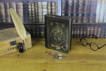HARRY POTTER magic book of spells moneybox