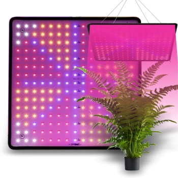 UV Plant Growth Hanging Light - Grow Light Panel with 225 LEDs SLIM