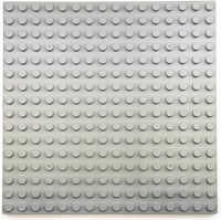Stavební deska pro kostky LEGO DUPLO - světle šedá