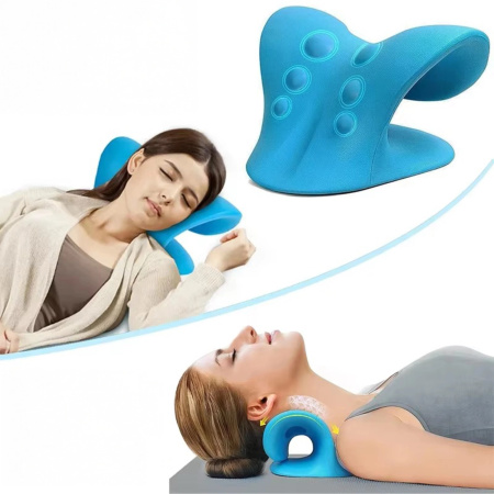NECK PILLOW Spine Massage NECK RELAXER Relief PAIN MASSAGER EVI MEDI SERIES