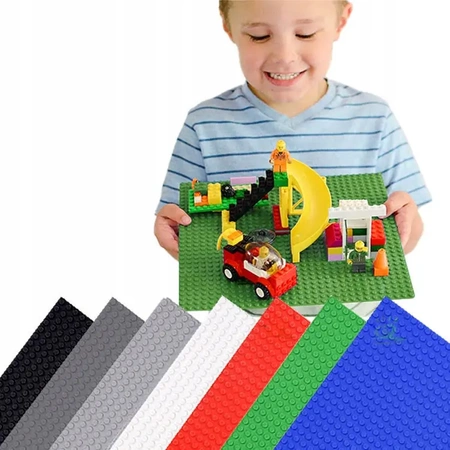 CONSTRUCTION PLATES for LEGO bricks 32x32 XL creative SET of 5 pieces green