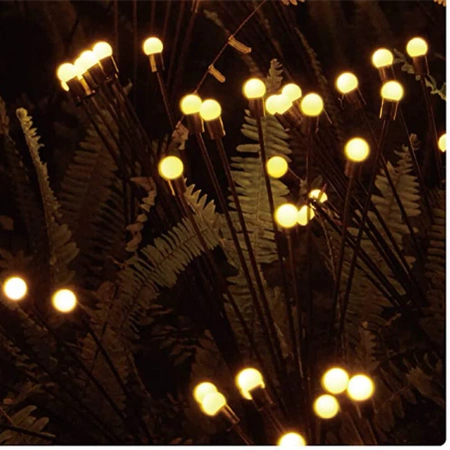 Solar Powered Garden Lights 10 LED Firefly XL - Set of 10