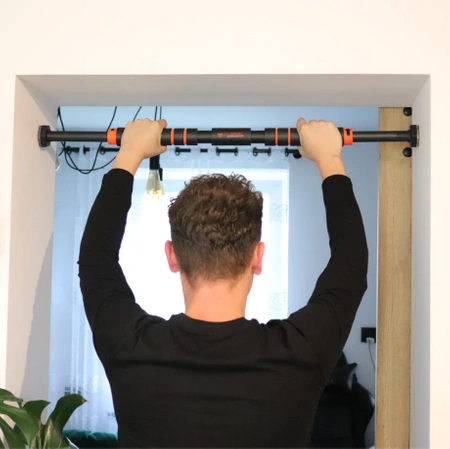 EXERCISE PULL-UP BAR, adjustable, strong STEEL, UP TO 150 kg