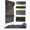 Parking assistant, garage stop, bumper, wedge, overrun, stopwatch