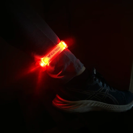 Reflective armband, GLOWING LED, waterproof, for running bike, SET of 2 pc