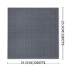 Construction tile for LEGO STANDARD bricks - dark grey