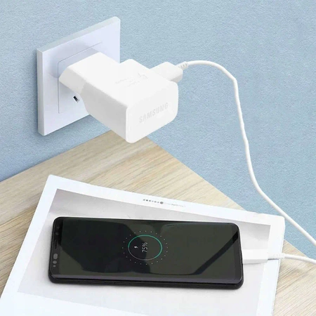 Ładowarka sieciowa SAMSUNG Oryginalna Fast Charge 15W - biała