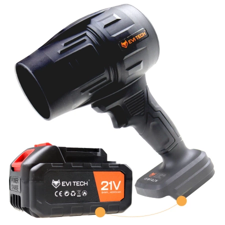 Cordless Battery-Powered Blower for Leaves, Snow, and Car Drying - 1050W