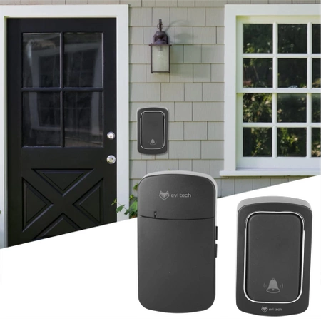 Wireless Battery-Free Door/Gate Bell Waterproof IP68 180M