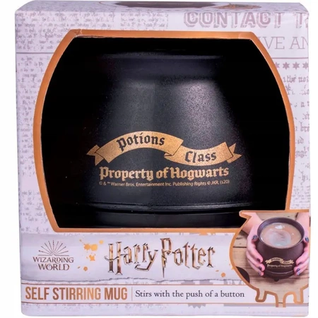 Kubek mieszający HARRY POTTER kociołek z pokrywką - samomieszający