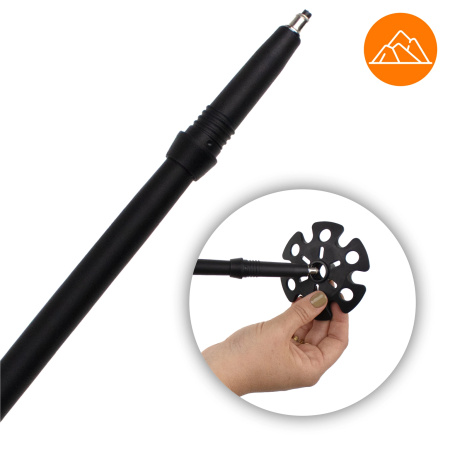 TREKKING POLES Foldable Adjustable Walking Sticks NORDIC WALKING Mountains | ALUMINUM