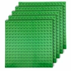 STAVEBNÍ DESKY na LEGO Duplo kostky 16x16 kreativní SADA 5 kusů tmavě zelená