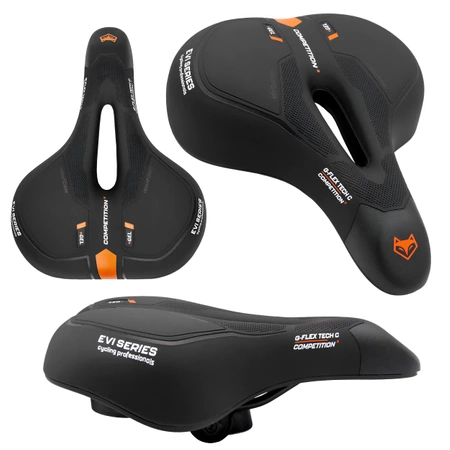 Comfort+ urban gel bike saddle EVI G-FLEX TECH C