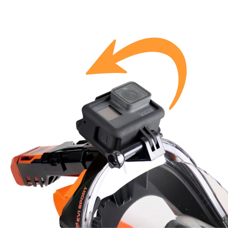 MASKA DO NURKOWANIA PŁYWANIA SNORKELINGU PEŁNOTWARZOWA NIE PARUJE OV+ L/XL