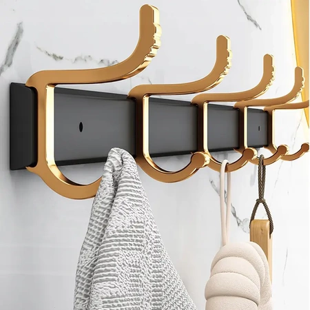 EVI HOME Premium LOFT bathroom hanger with handles, towel hooks
