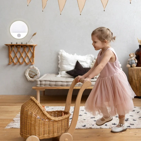 Noční světlo LED na baterie se soumrakovým senzorem pohybu SADA 10 kusů