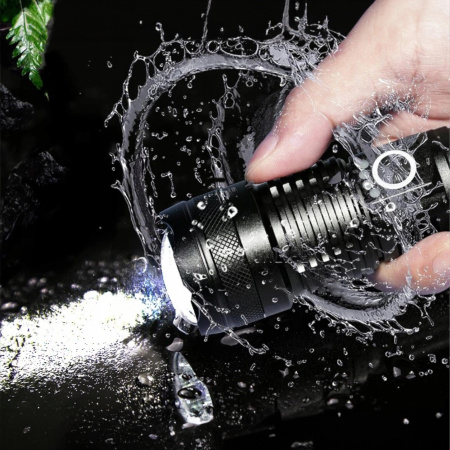 LED Flashlight POWERFUL Tactical MILITARY Zoom USB-C Waterproof XHP90 UP TO 1500m