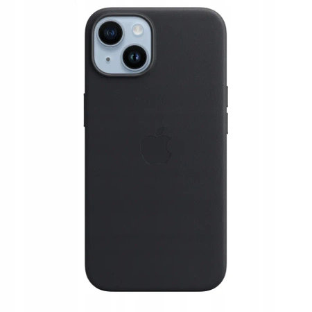 Oryginalne etui APPLE iPhone 14 MagSafe Skórzane - Czarne (Midnight) - MPP43ZM/A