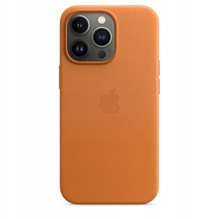 Original APPLE iPhone 13 Pro Leather Case - Brown (Golden Brown) - MM193ZM/A