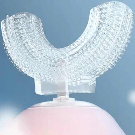 Szczoteczka soniczna dla dzieci do zębów EVI KIDS wersja 360 st z UV - różowa