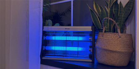 LAMPY NA HMYZY PROTI KOMÁRŮM, MUCHÁM, MOTÝLŮM, HMYZU UV SILNÁ ELEKTRICKÁ NÁSTRAHA XL