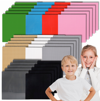 PŁYTKI KONSTRUKCYJNE do klocków LEGO 32x32 XL kreatywny KOLOROWY ZESTAW 45 sztuk