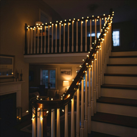 OUTDOOR CHRISTMAS LIGHTS 500 LED CHRISTMAS LIGHTS FOR CHRISTMAS TREE 35m XXL - WARM