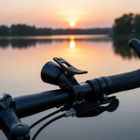 DZWONEK ROWEROWY DO ROWERU HULAJNOGE KIEROWNICE ROWER CZARNY GŁOŚNY 100dB